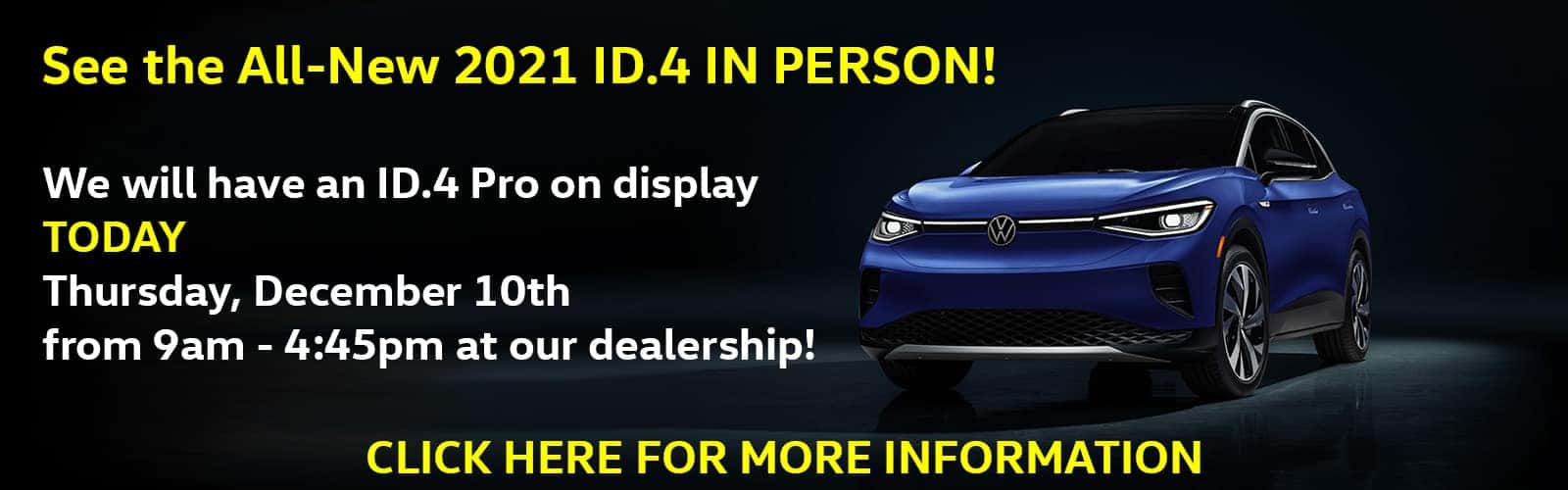 2021 VW ID.4 EV Reveal TODAY