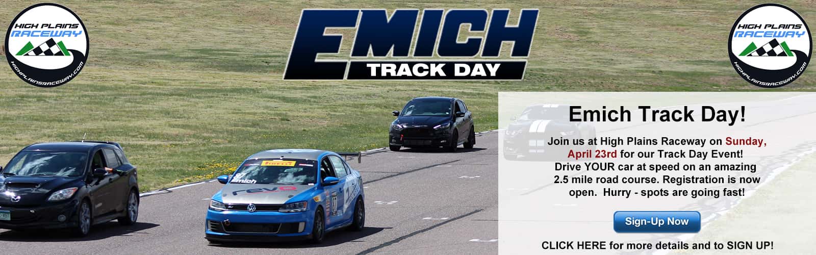 Emich Track Day - April 23rd!