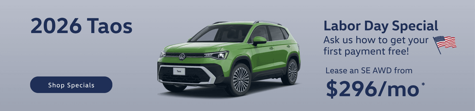 september emich vw labor day special taos