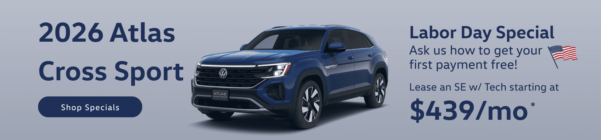 labor day special emich vw atlas cross sport