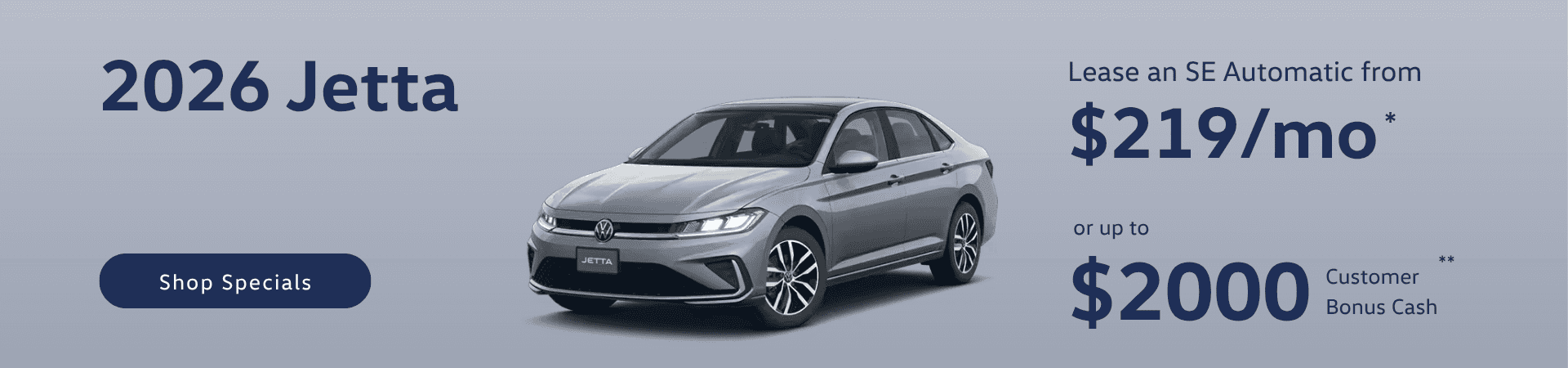 September Emich VW 2026 Jetta Special Denver