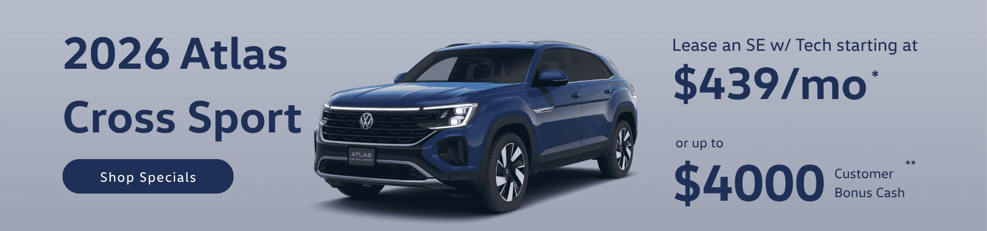September Emich VW Atlas Cross Sport SE Special
