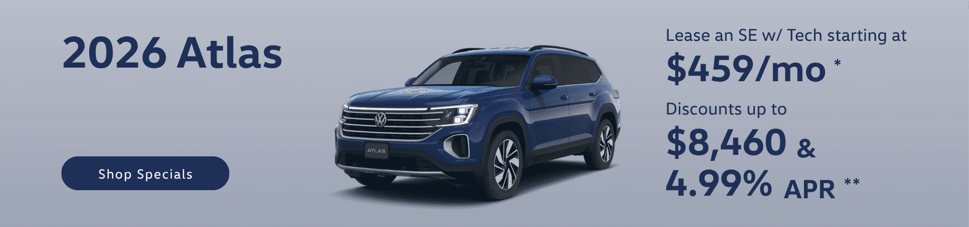 2026 Atlas October Discounts Emich VW