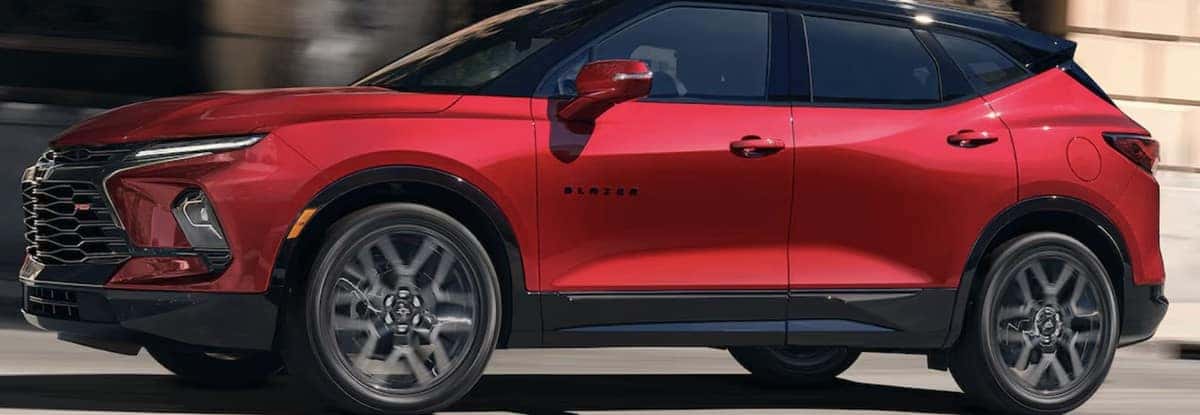 Chevrolet Blazer, cross-shopped against the 2026 Volkswagen Atlas Cross Sport at Emich Volkswagen in Denver
