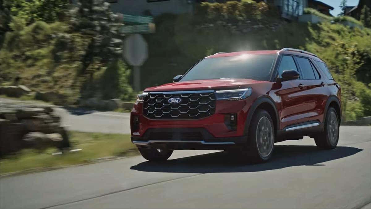 Ford Explorer three-row SUV, cross-shopped against the 2027 Volkswagen Atlas at Emich Volkswagen in Denver
