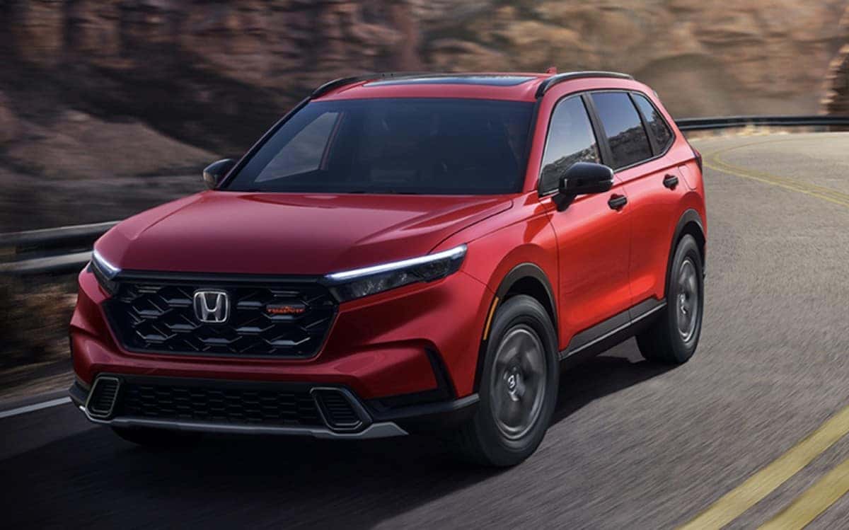 Honda CR-V compact SUV, cross-shopped against the 2026 Volkswagen Tiguan at Emich Volkswagen in Denver