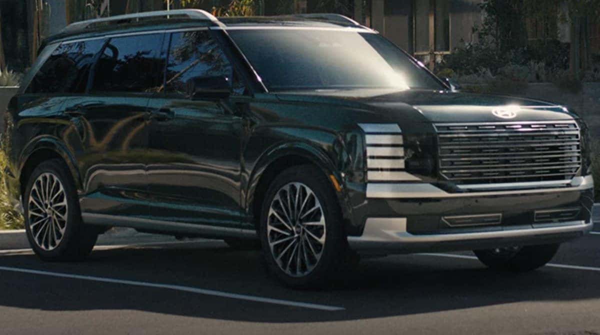 Hyundai Palisade three-row SUV, cross-shopped against the 2027 Volkswagen Atlas at Emich Volkswagen in Denver