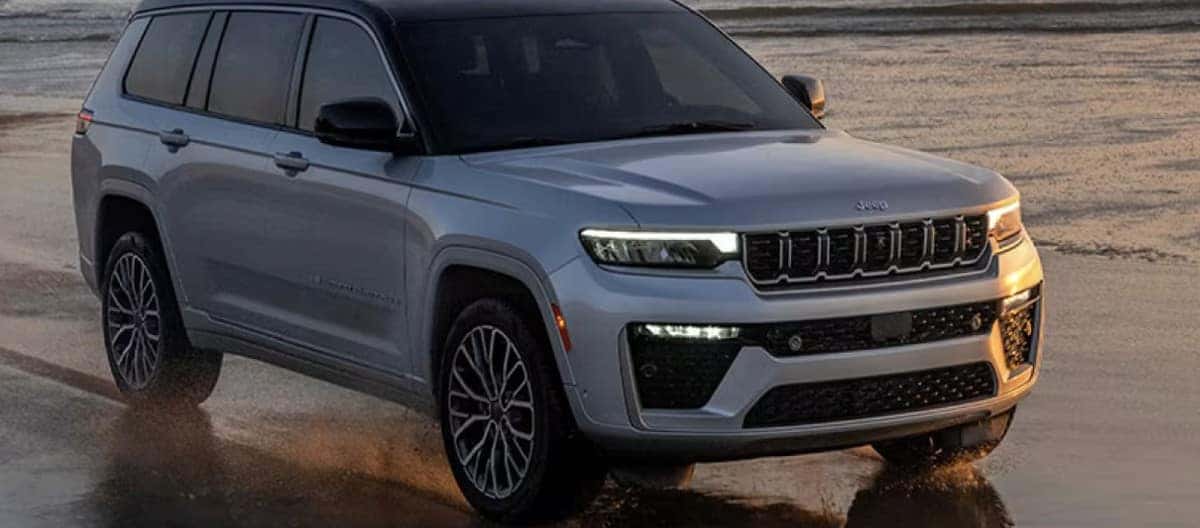 Jeep Grand Cherokee, cross-shopped against the 2026 Volkswagen Atlas Cross Sport at Emich Volkswagen in Denver