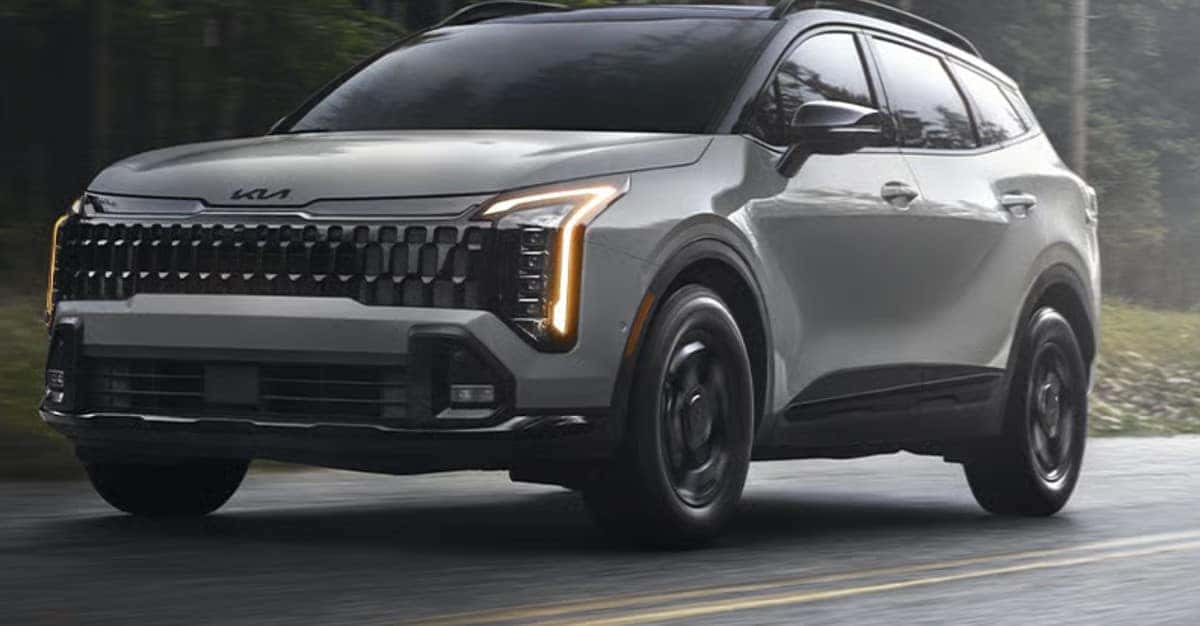 Kia Sportage compact SUV, cross-shopped against the 2026 Volkswagen Tiguan at Emich Volkswagen in Denver