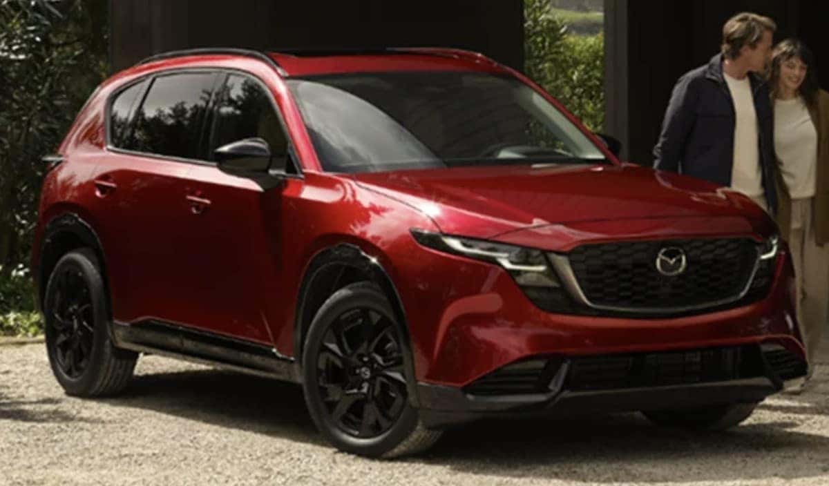 Mazda CX-5 compact SUV, cross-shopped against the 2026 Volkswagen Tiguan at Emich Volkswagen in Denver