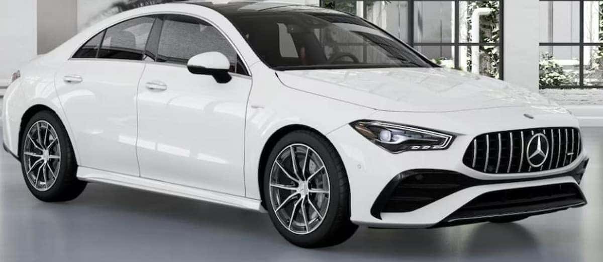 Mercedes-AMG CLA 35, cross-shopped against the Volkswagen Golf R at Emich Volkswagen in Denver
