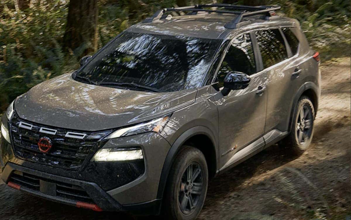 Nissan Rogue compact SUV, cross-shopped against the 2026 Volkswagen Tiguan at Emich Volkswagen in Denver