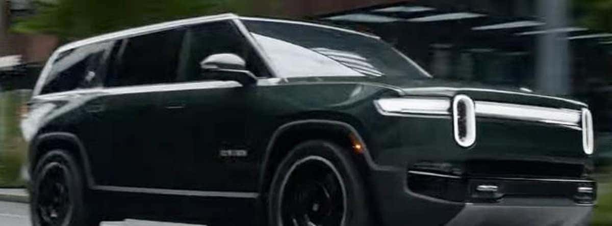 Rivian R1S, cross-shopped against the Volkswagen ID.Buzz at Emich Volkswagen in Denver