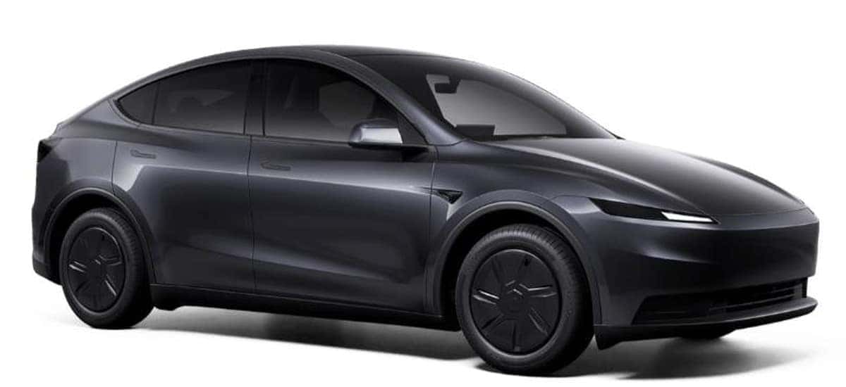 2026 Tesla Model Y, cross-shopped against the 2026 Volkswagen ID.4 at Emich Volkswagen in Denver