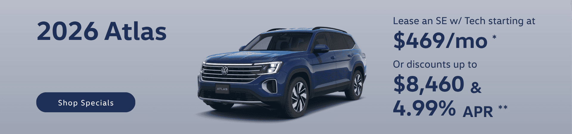 2026 Atlas October Discounts Emich VW