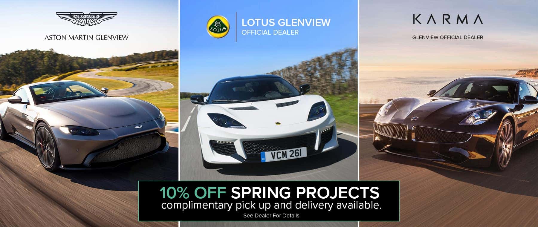 Glenview Luxury Imports Aston Martin, Lotus Dealer in Chicagoland