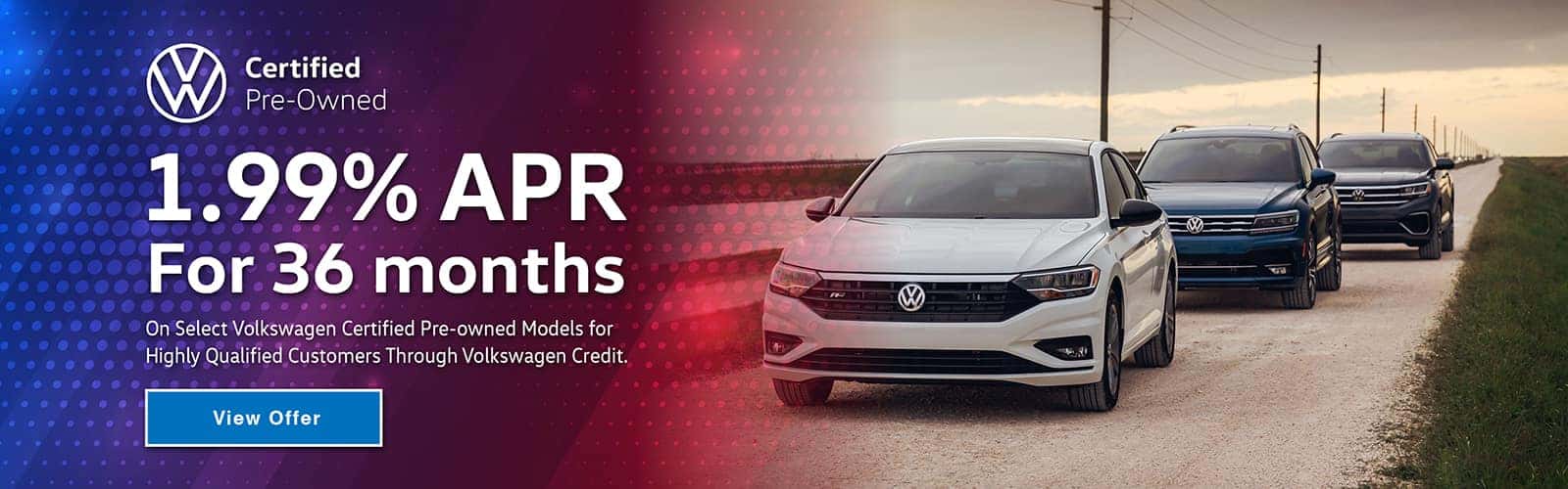 1.99% APR for 36 months.