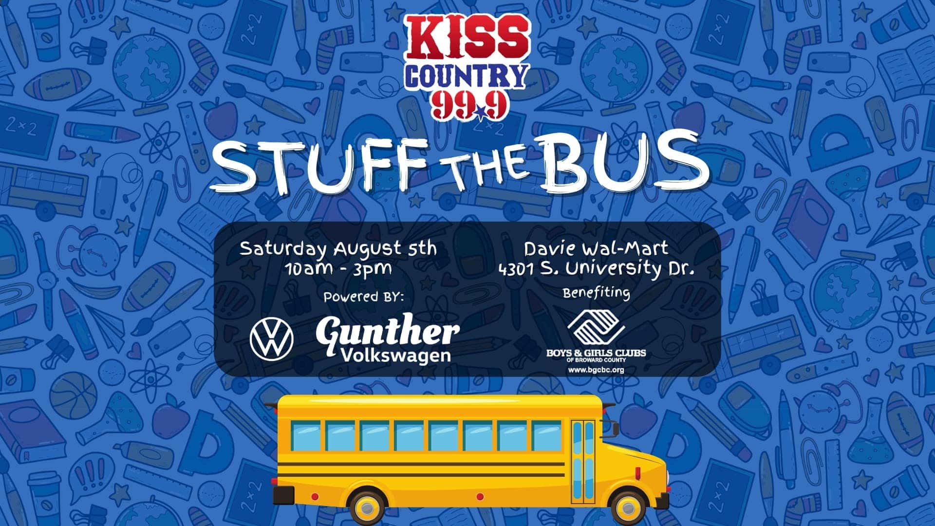 Stuff The Bus Gunther Volkswagen of Fort Lauderdale