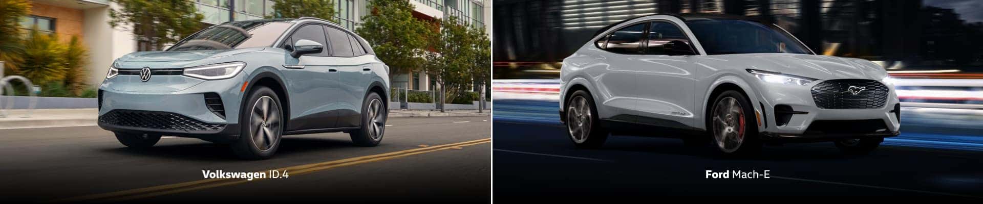 VW ID.4 vs. Ford Mustang Mach-E