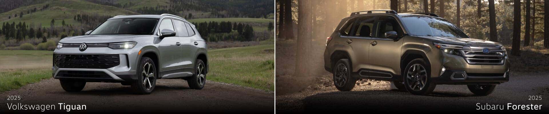 SUV Showdown! Comparing The Volkswagen Tiguan Vs. Subaru Forester