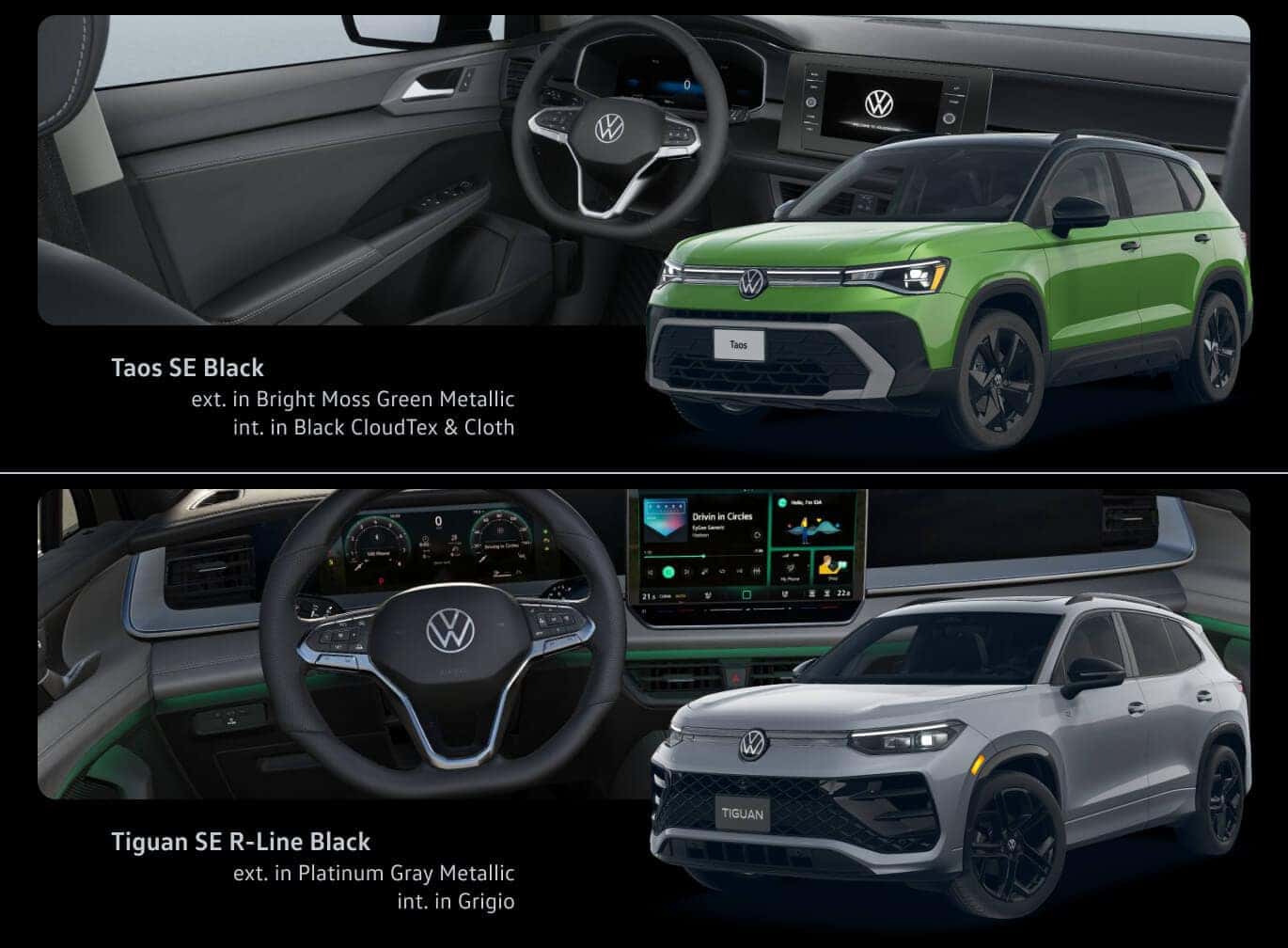 2026 Volkswagen Tiguan Vs. 2026 Volkswagen Taos Value