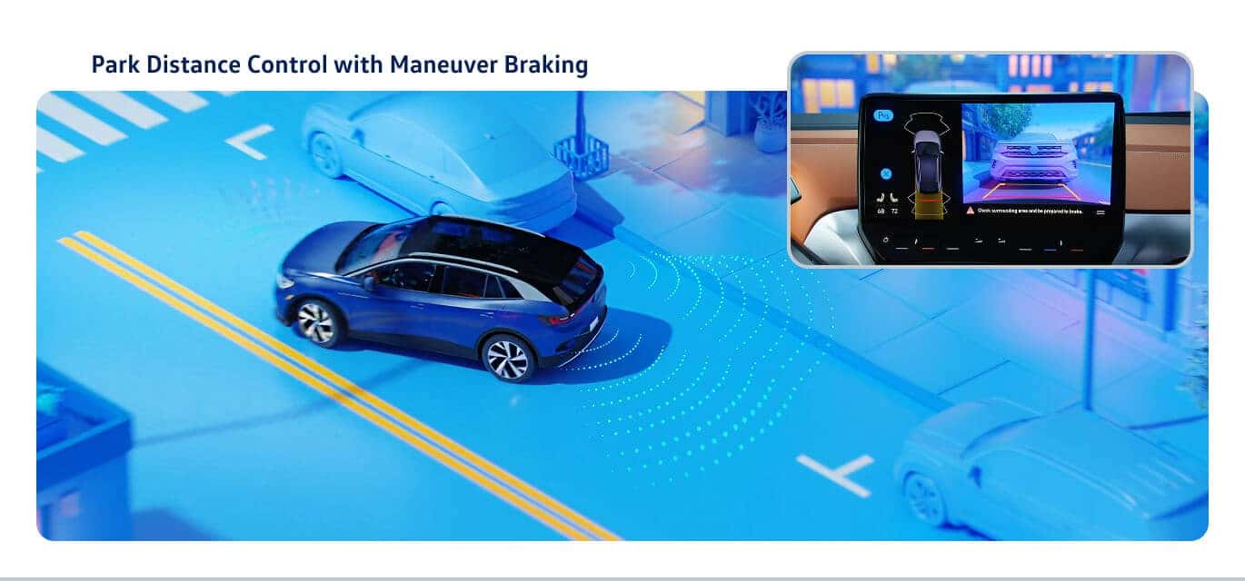 Volkswagen Taos vs. Volkswagen Tiguan Safety Features A
