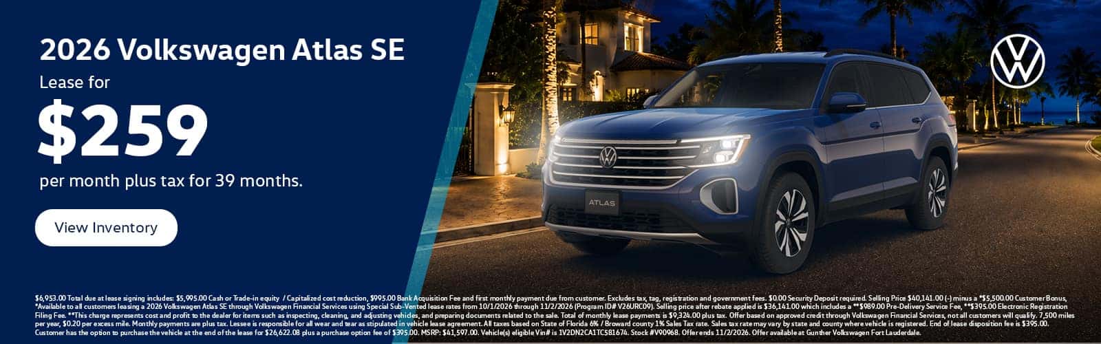 Atlas Lease Specials