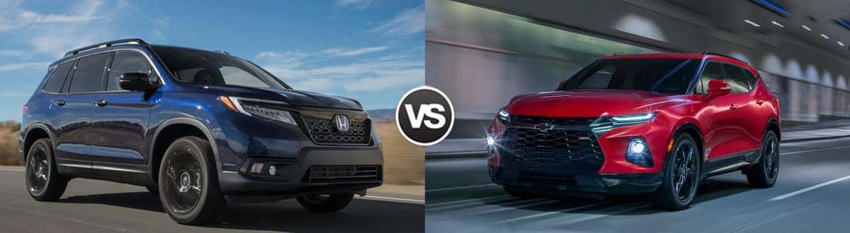 2019 Honda Passport vs 2019 Chevy Blazer