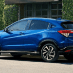 2020 Honda HR-V blue SUV on street