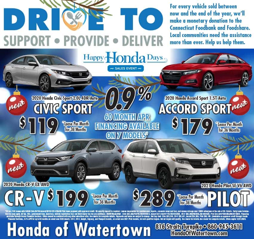 Used Car Ad Honda of Watertown Serving Waterbury