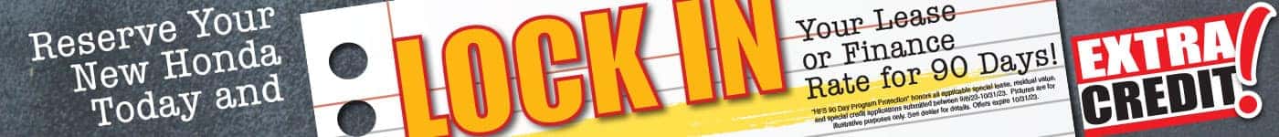 Honda Lock In Financing