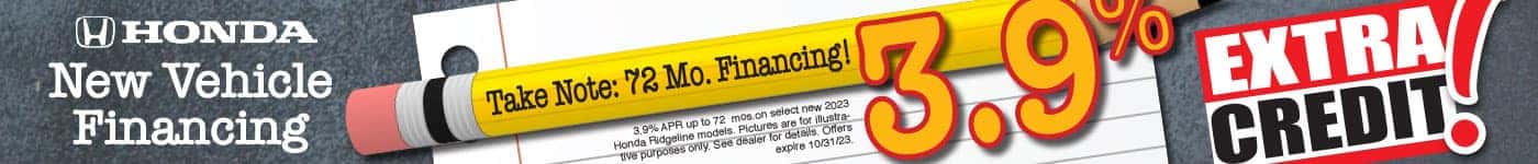 Honda New Car Financing