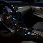 center console of qx50