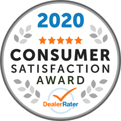 2020 Dealer Rater Consumer Satisfaction Award