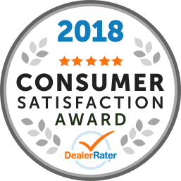 2018 Dealer Rater Consumer Satisfaction Award