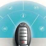 INFINITI key fob with features