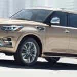 2019 INFINITI QX80 Driving on Highway