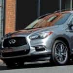 2020 INFINITI qx60 parked on a street