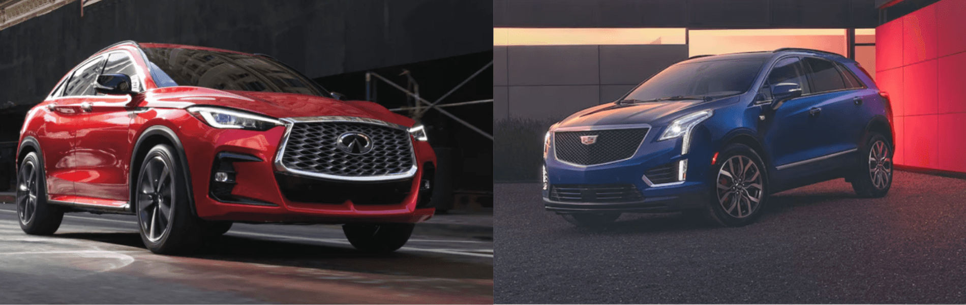 INFINITI QX55 vs Cadillac XT5