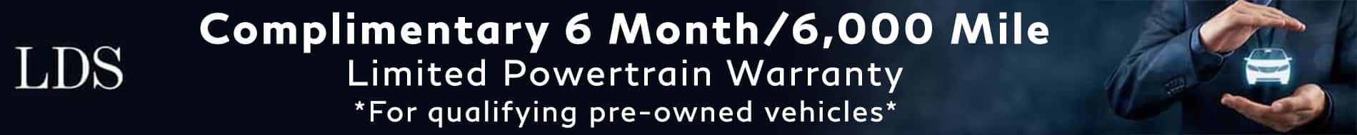 complimentary limited powertrain warranty