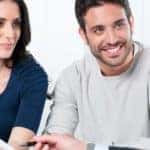 couple at the finance department
