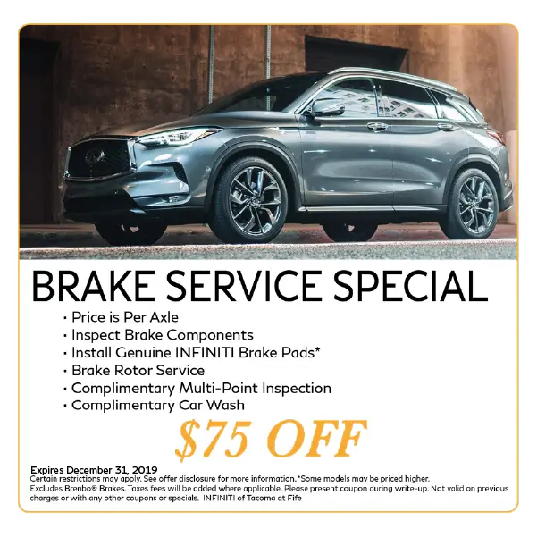 INFINIIT Service Specials | INFINITI Dealer Coupons | INFINITI of