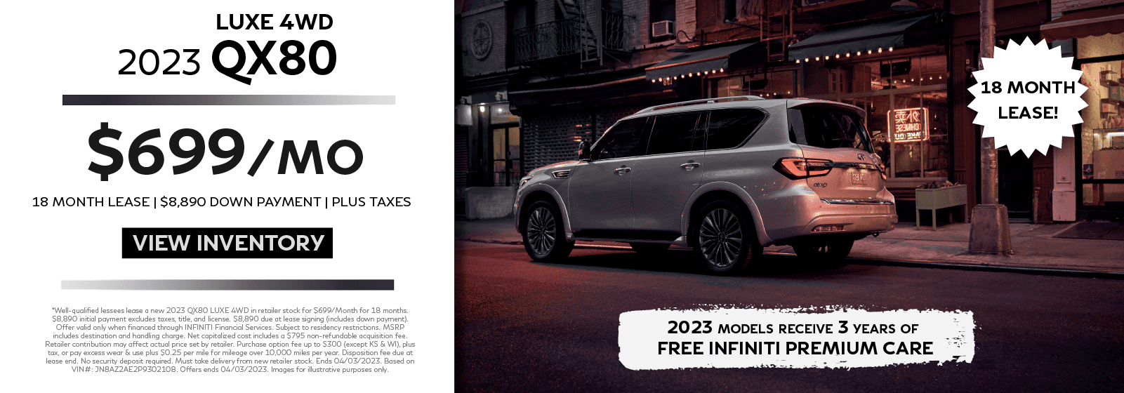 18m QX80 403