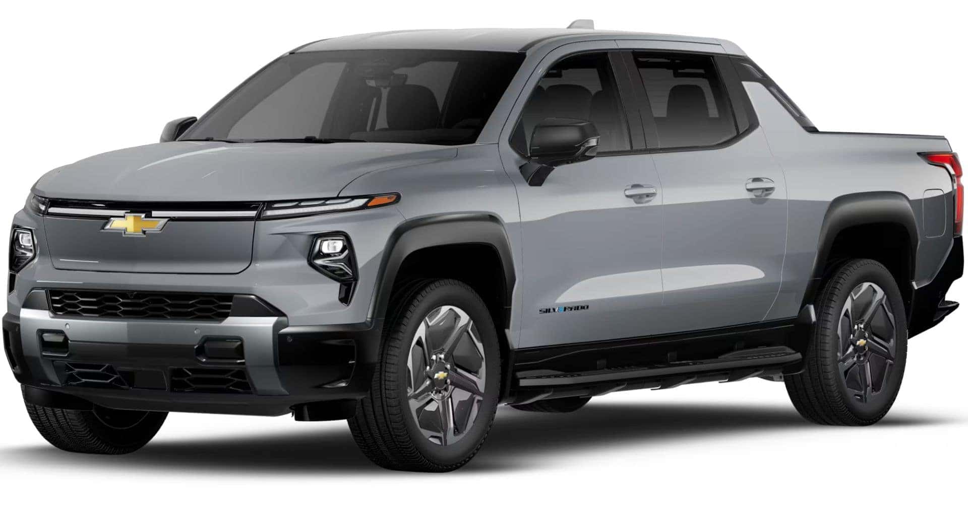 The 2025 Silverado EV LT in Slate Gray Metallic exterior paint.