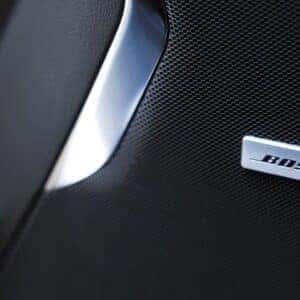 close up of speaker on 2025 tahoe