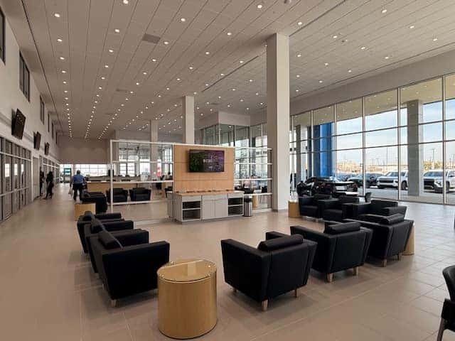 Inside View of Dealership