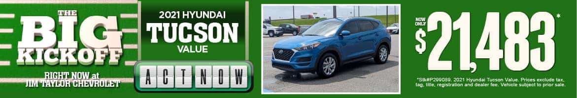 2021 Hyundai Tucson Value $21,483