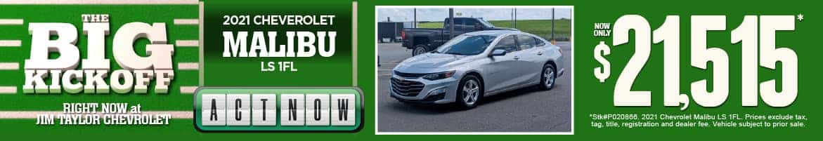 2021 Chevrolet Malibu LS $21,515