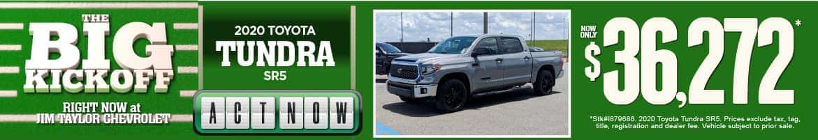 2020 Toyota Tundra SR5 $36,272