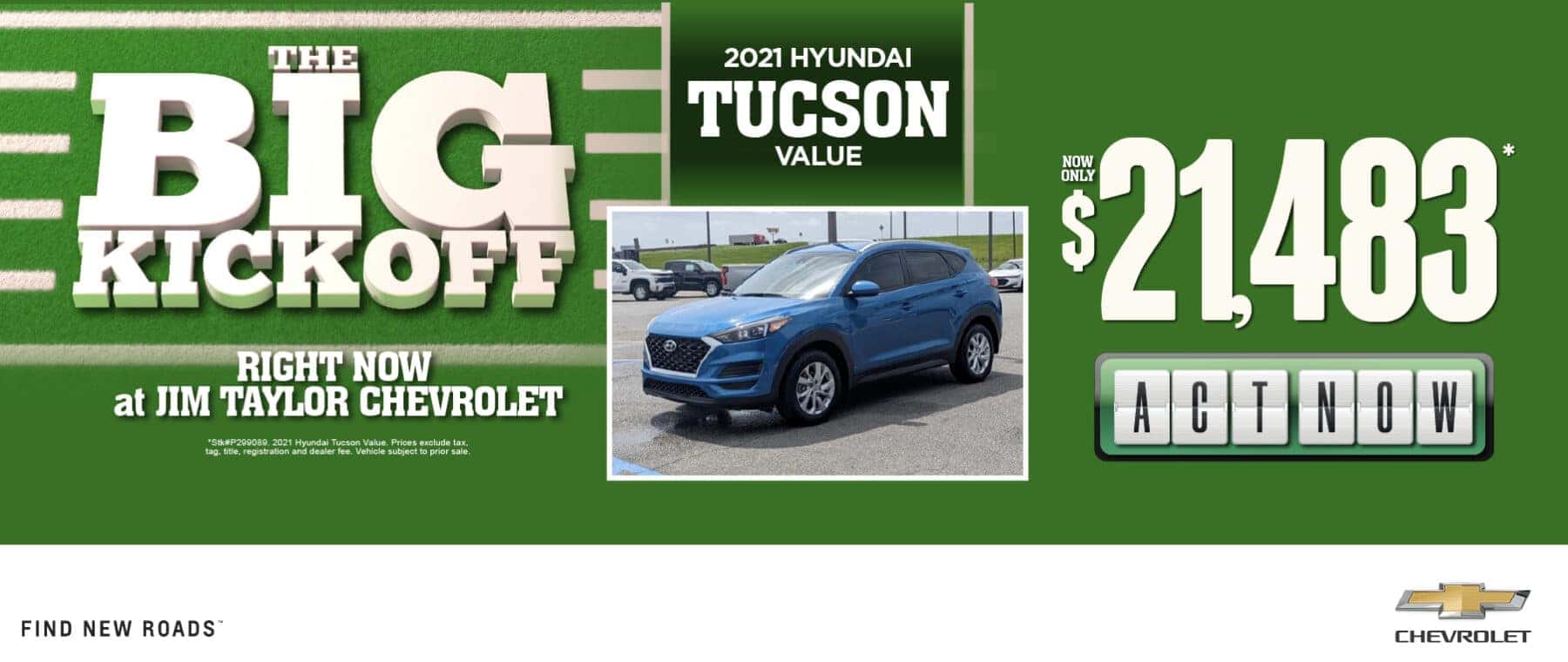 2021 Hyundai Tucson Value $21,483